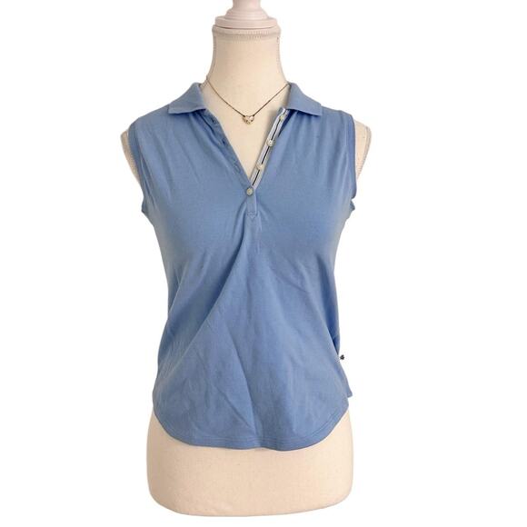 GAP Tops - Gap Stretch Vintage Size XXL Y2K 2000s Polo Sleevless Shirt